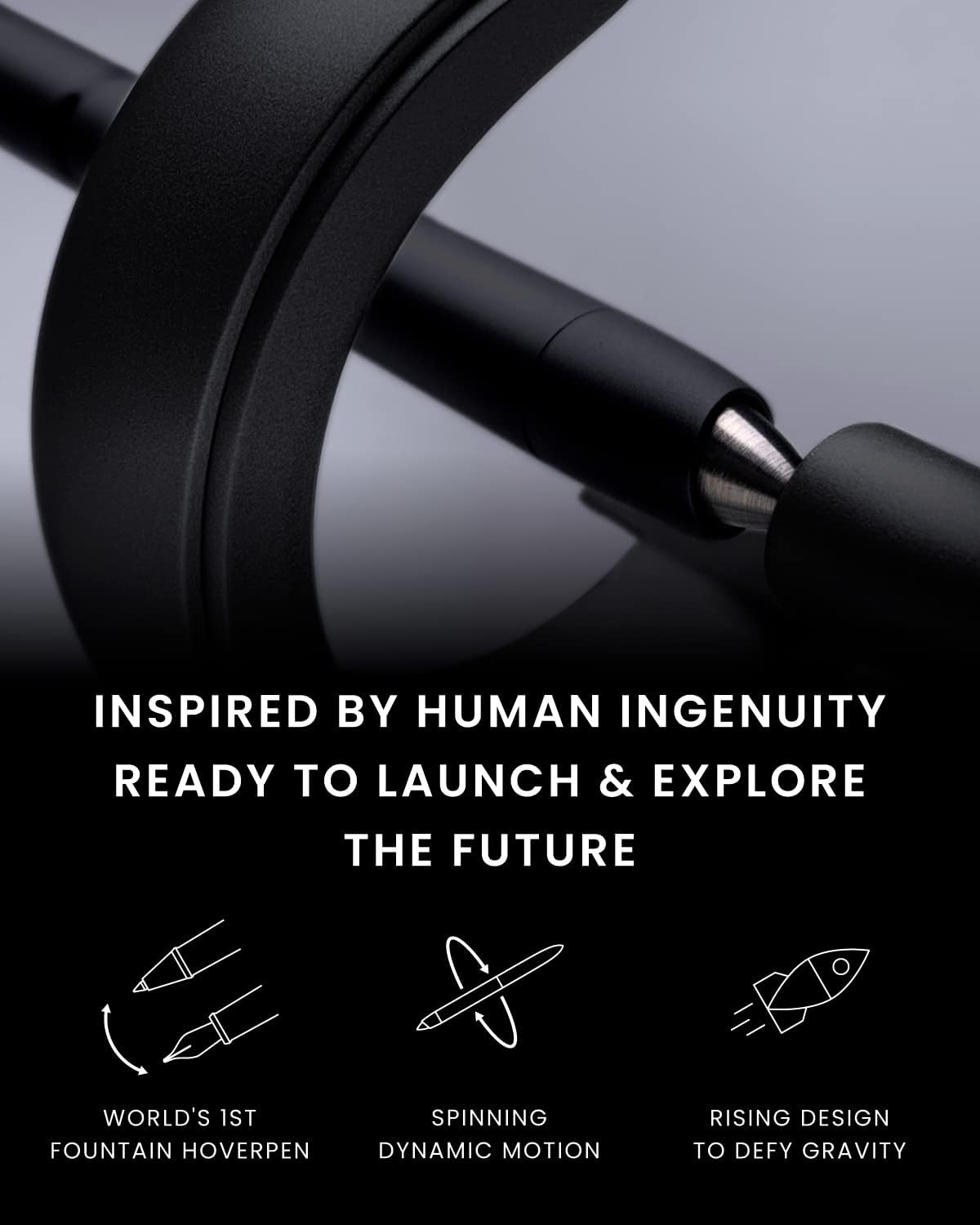 Hoverpen 3.0 Future Edition - Rollerball Pen Made of Metal Luxury Pen