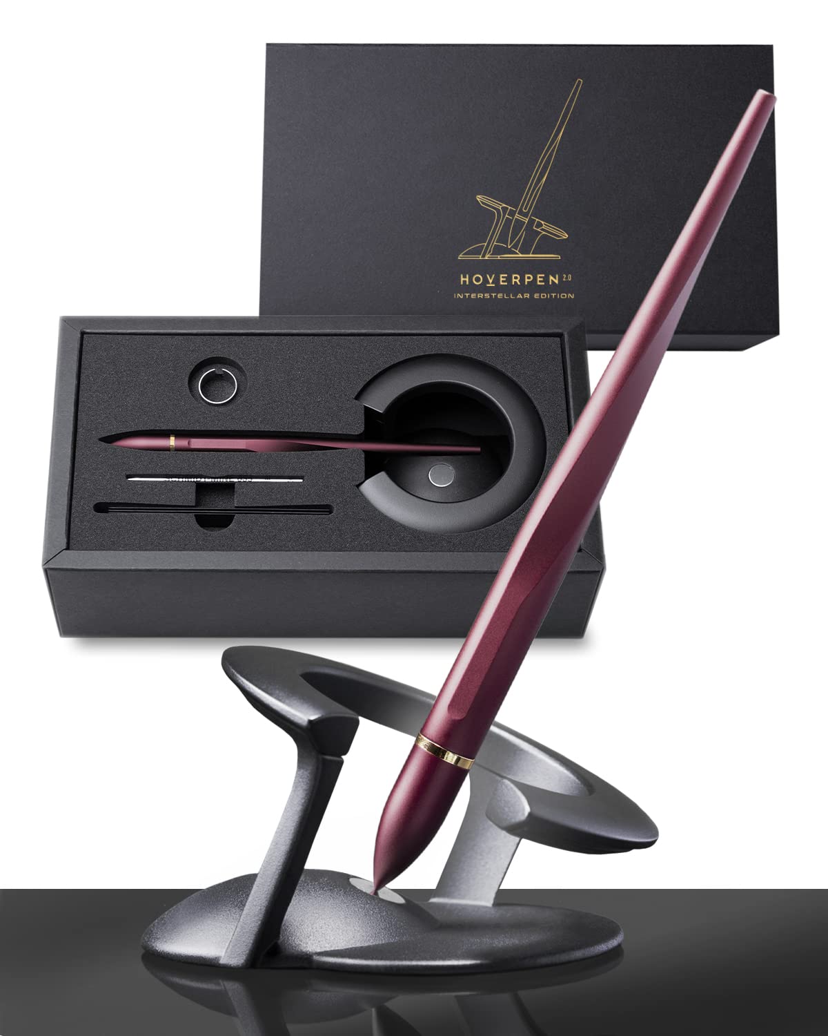 Hoverpen 2.0 - Luxury Designer Pen - Space Black
