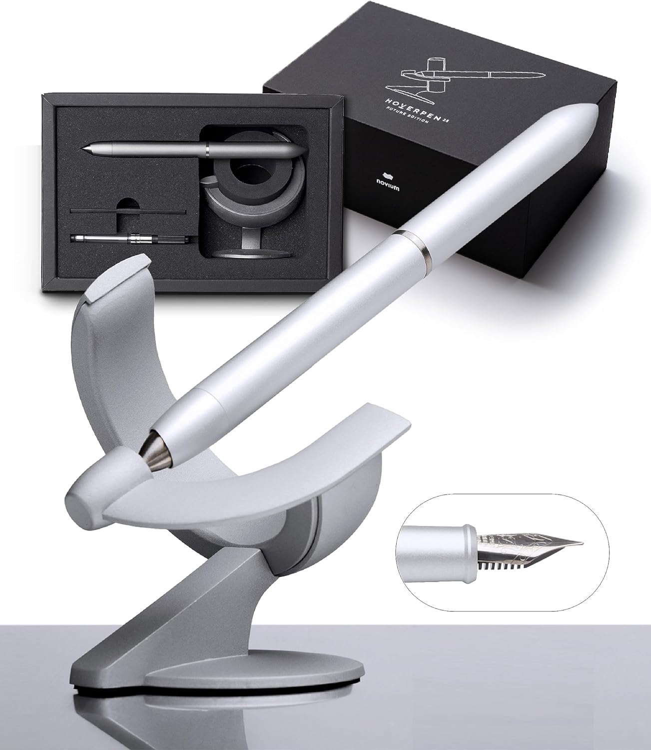 Hoverpen 3.0 Future Edition - Fountain Pen Made of Metal Luxury Pen Be